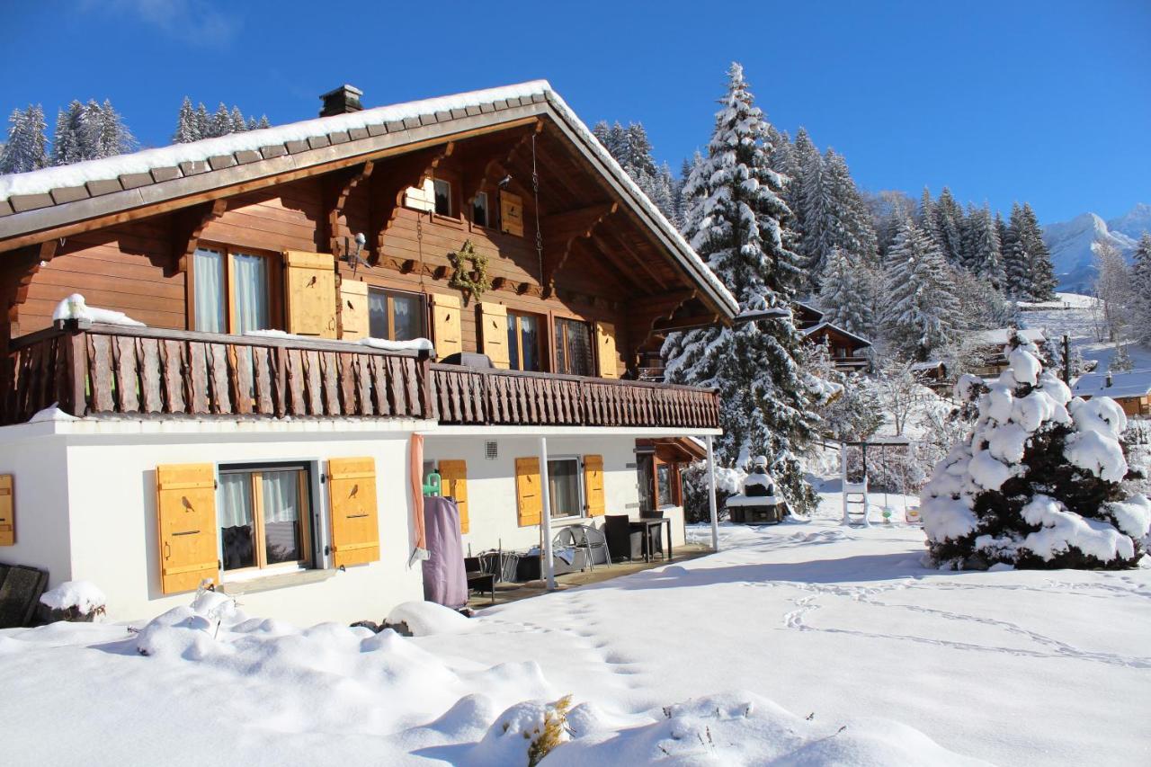 Chalet Le Slalom Arveyes Exterior foto